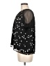 CeCe 100% Polyester Stars Black Short Sleeve Blouse Size M - photo 5