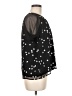 CeCe 100% Polyester Stars Black Short Sleeve Blouse Size M - photo 4