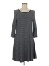 Three Dots Solid Gray Casual Dress Size M - photo 1