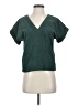 Madewell 100% Polyester Green Short Sleeve Top Size XXS - photo 1