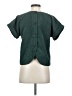 Madewell 100% Polyester Green Short Sleeve Top Size XXS - photo 2