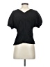 Madewell 100% Viscose Black Short Sleeve Blouse Size 4 - photo 2