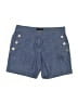 The Limited Solid Blue Shorts Size 4 - photo 1