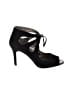 Audrey Brooke 100% Leather Black Heels Size 7 1/2 - photo 1