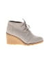 TOMS 100% Leather Gray Ankle Boots Size 7 - photo 1