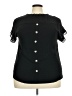Dokotoo 100% Polyester Black Short Sleeve Blouse Size 2X - photo 1