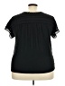 Dokotoo 100% Polyester Black Short Sleeve Blouse Size 2X - photo 2