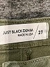 Just Black Green Jeans Size 27 waist - photo 7