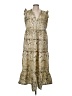 Assorted Brands Animal Print Tan Casual Dress Size 8 - photo 1