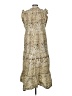 Assorted Brands Animal Print Tan Casual Dress Size 8 - photo 2