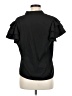 Droimp 100% Polyester Black Short Sleeve Blouse Size 8 - 10 - photo 2