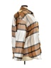 Shein Curve 100% Polyester Plaid Brown Long Sleeve Blouse Size 18 Plus (3) - photo 4