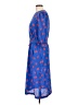 Darian 100% Polyester Hearts Blue Casual Dress Size 12 - photo 5