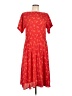 Unbranded Paisley Floral Red Casual Dress Size L (estimated) - photo 1