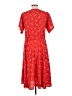 Unbranded Paisley Floral Red Casual Dress Size L (estimated) - photo 2