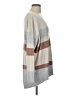 Ann Taylor LOFT Stripes Gray Pullover Sweater Size L - photo 4