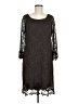 Rabbit Rabbit Rabbit Designs 100% Polyester Brown Cocktail Dress Size 8 - photo 1