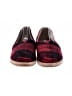 TOMS Plaid Burgundy Red Flats Size 8 - photo 2