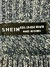 Shein 100% Acrylic Gray Poncho Size L - photo 7