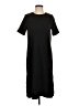 Madewell Solid Black Casual Dress Size S - photo 1
