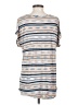 Lands' End Aztec Or Tribal Print Stripes Multi Color Blue Short Sleeve T-Shirt Size S - photo 2