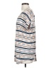 Lands' End Aztec Or Tribal Print Stripes Multi Color Blue Short Sleeve T-Shirt Size S - photo 5