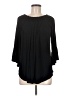 Cupio Black 3/4 Sleeve Blouse Size L - photo 1