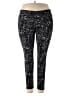 Ideology Print Black Active Pants Size XXL - photo 1