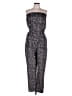 BCBGeneration Paisley Blue Jumpsuit Size L - photo 1