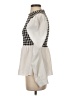 Shein Houndstooth White Long Sleeve Blouse Size S - photo 5