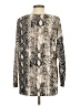 Bibi Silver Long Sleeve Blouse Size S - photo 2