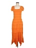 Linda Lundstrom Orange Casual Dress Size 8 - photo 1