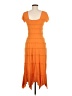 Linda Lundstrom Orange Casual Dress Size 8 - photo 2