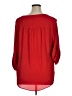 Torrid Red 3/4 Sleeve Blouse Size 1X Plus (1) - photo 2