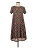 Lularoe Print Brown Casual Dress Size XXS - photo 1