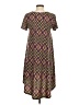 Lularoe Print Brown Casual Dress Size XXS - photo 2