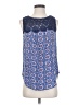 Ella Moss Blue Sleeveless Blouse Size XS - photo 1