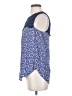 Ella Moss Blue Sleeveless Blouse Size XS - photo 5