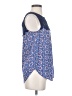 Ella Moss Blue Sleeveless Blouse Size XS - photo 4