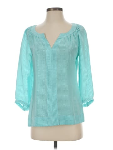 Lilly Pulitzer 3/4 Sleeve Silk Top (view 1)