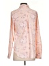 American Eagle Outfitters 100% Polyester Floral Pink Long Sleeve Blouse Size S - photo 2