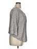 Torrid 100% Polyester Gray 3/4 Sleeve Blouse Size 1X Plus (1) - photo 4