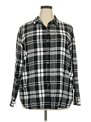 Jachs Girlfriend Long Sleeve Button-Down Shirt (view 1)