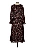 Talbots Floral Black Casual Dress Size L - photo 2