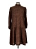 52Seven Brown Casual Dress Size L - photo 1