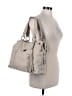 MCM 100% Leather Solid Ivory Tan Leather Shoulder Bag One size - photo 2