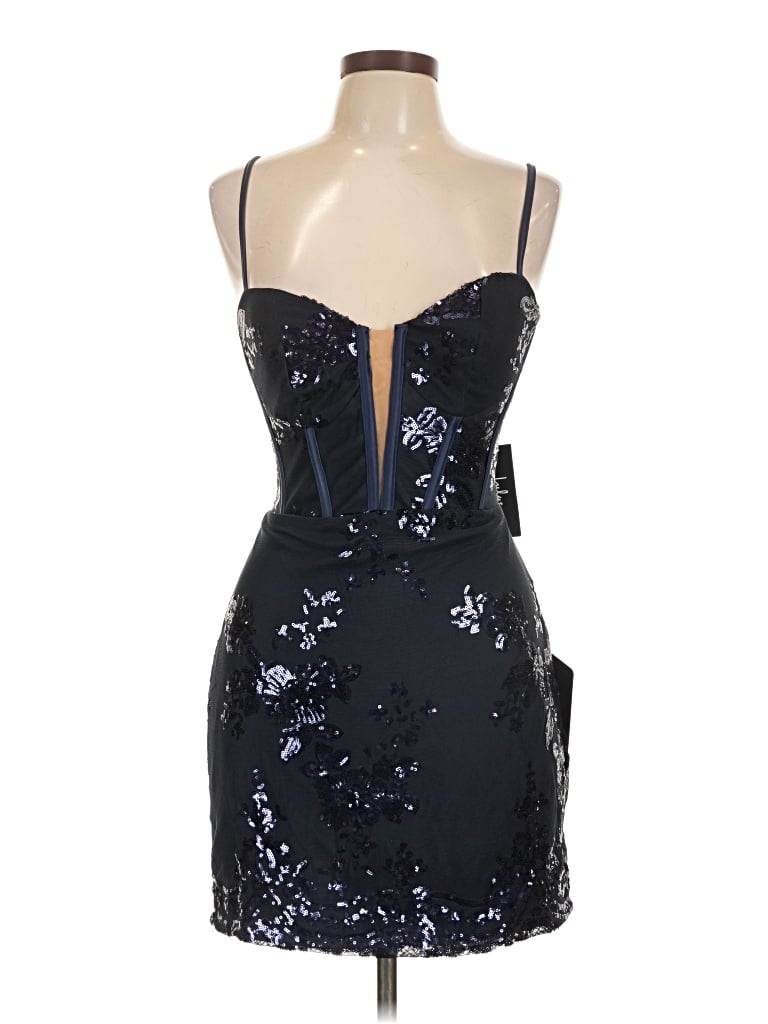 Pre-owned Lulus Cocktail Dress In Black