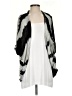 Painted Threads 100% Polyester Black Gray Cardigan Size XS - photo 1