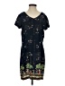 Unbranded Print Blue Casual Dress Size S (estimated) - photo 1