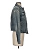 Express 100% Cotton Blue Denim Jacket Size S - photo 4